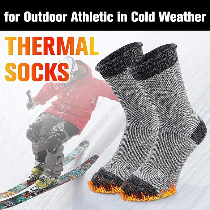Socks Winter Warm Thermal Socks for Men Women Extra Thick Insulated Heated Crew Boot Socks for Extreme Cold Weather