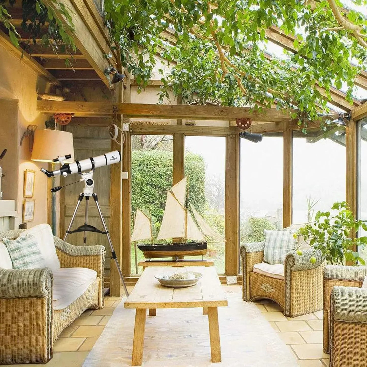 AZ 600x90mm Astronomical Refractor Telescope for Adults With German Technology Scope