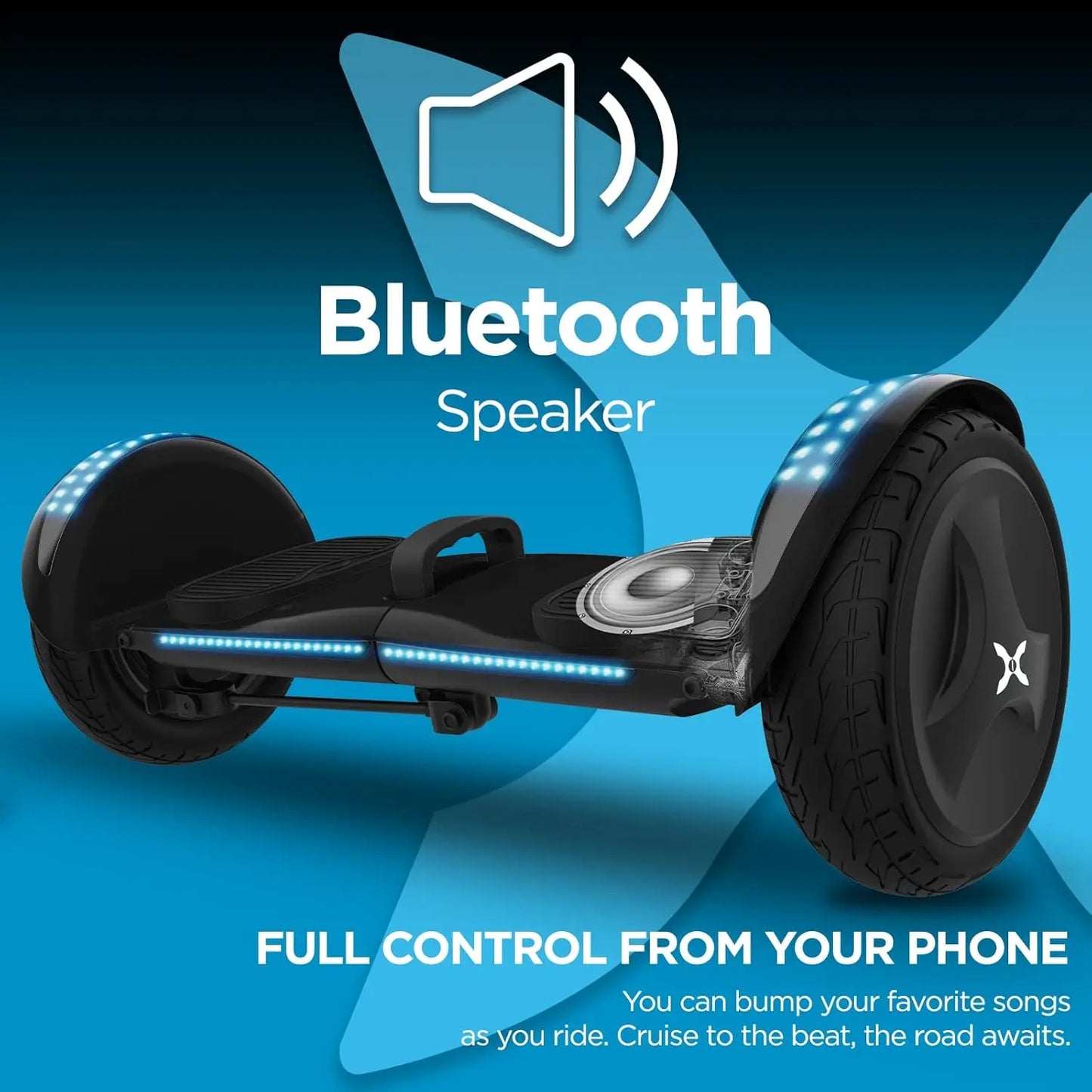 Hover-1 Rogue Black Hoverboard UL Certified 36V Lithium Battery