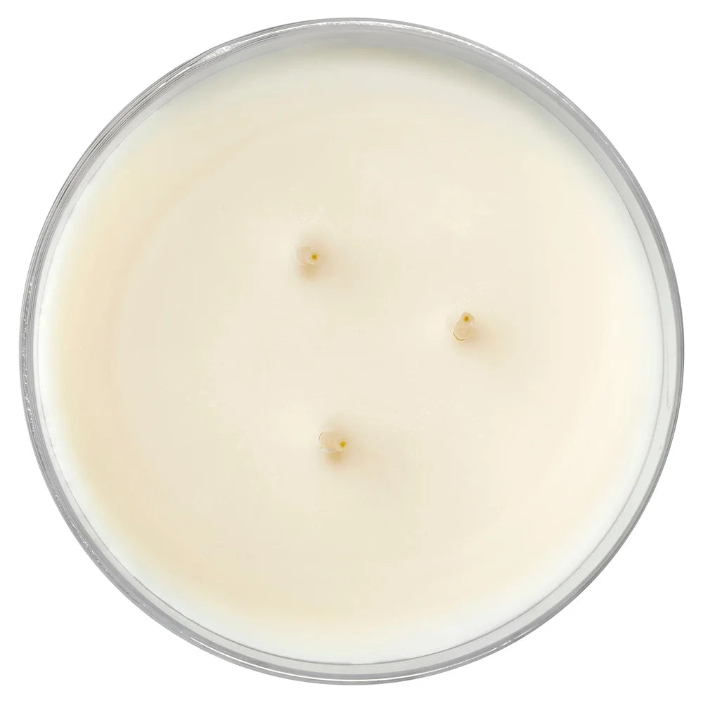 Three Wick Cranberry Mimosa Scented Jar Candle Paraffin Wax 65 Hour Burn Time