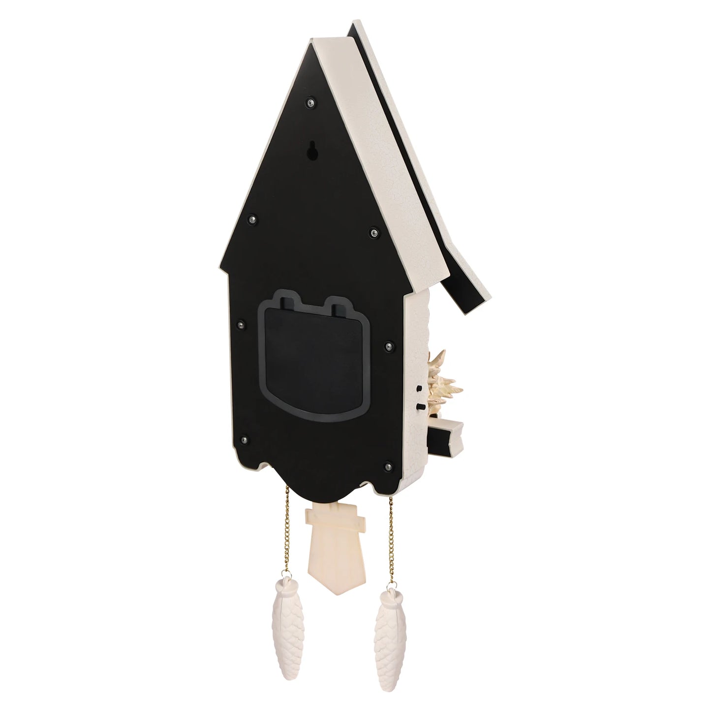 Silent Cuckoo Clock Battery Powered Adjustable Volume Decor 12.8x4.33x27.2in