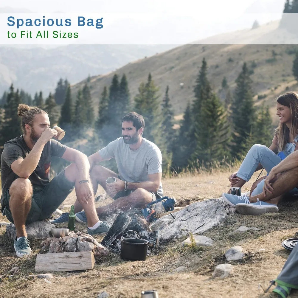 Ultralight Envelope Sleeping Bag 32 F Hood for Backpacking Camping Hiking