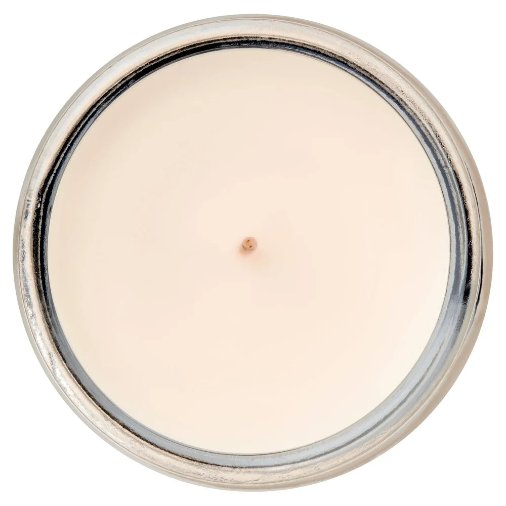 Vanilla Scented Large Glass Candle With Single Wick 100-120 Hour Burn Time