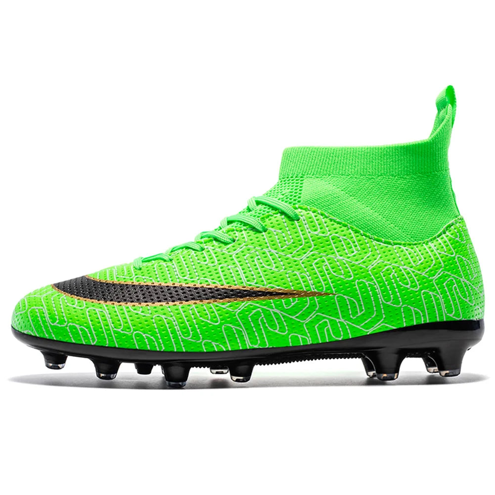 Unisex Football Cleats Firm Ground Outdoor Soccer Shoes