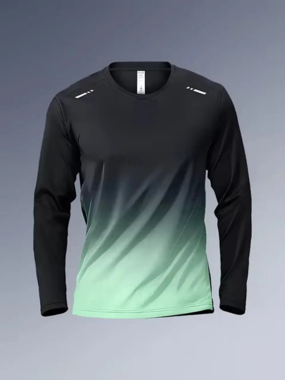 Mens Long Sleeve Fitness Tee Quick Dry Running Top