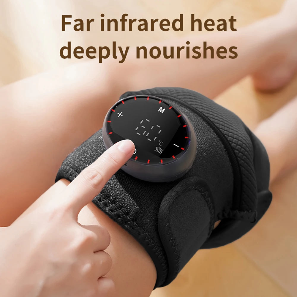 USB Heating Knee Massager Far Infrared 5 Levels Pad