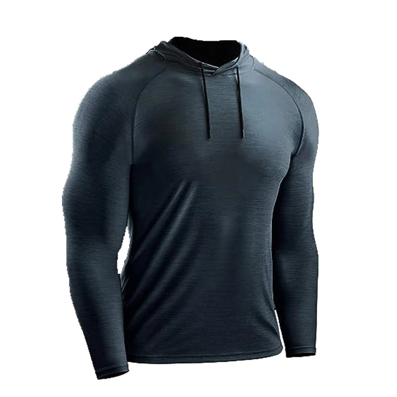 Sport Hoodies Jacket Men Gym Fitness Muscle Sweatshirt Sportswear Workout Athletic Pullovers Training Running Tracksuirts Men