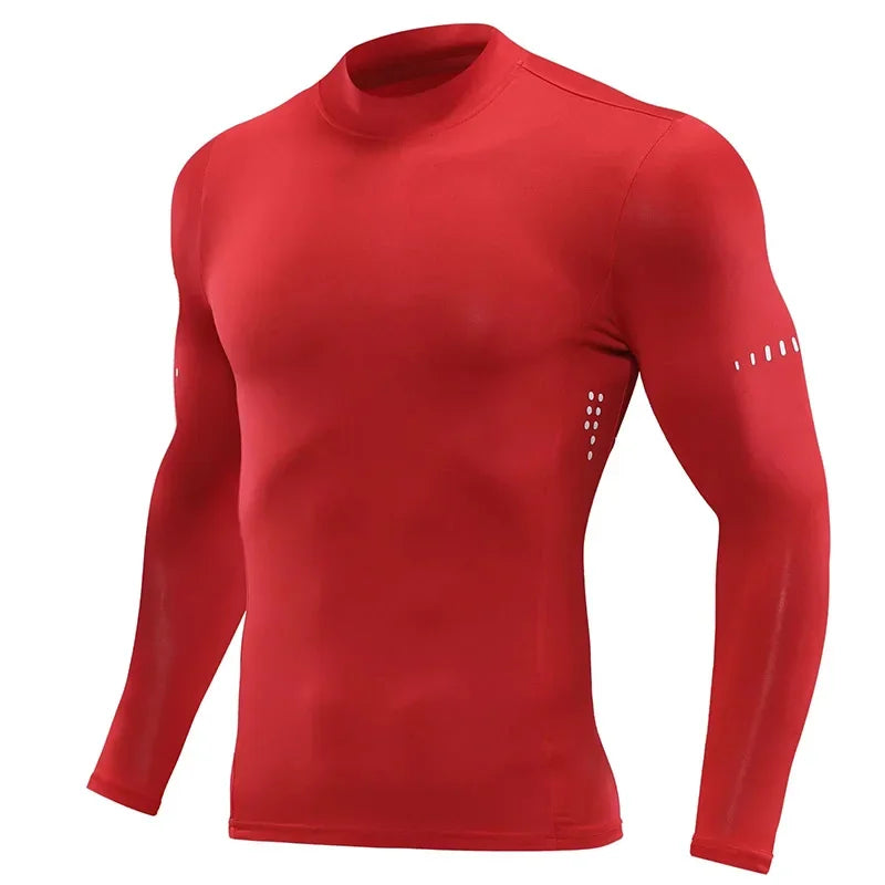 Unisex Long Sleeve Running Top Compression T Shirt For Gym Outdoor Fitness
