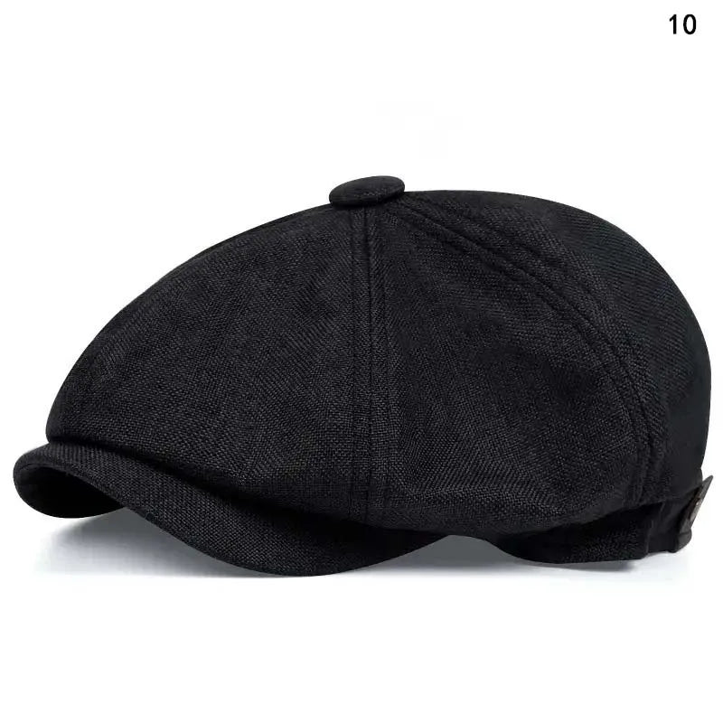 Mens Casual Peaky Blinders Beret Hat Cotton Unisex Newsboy Style