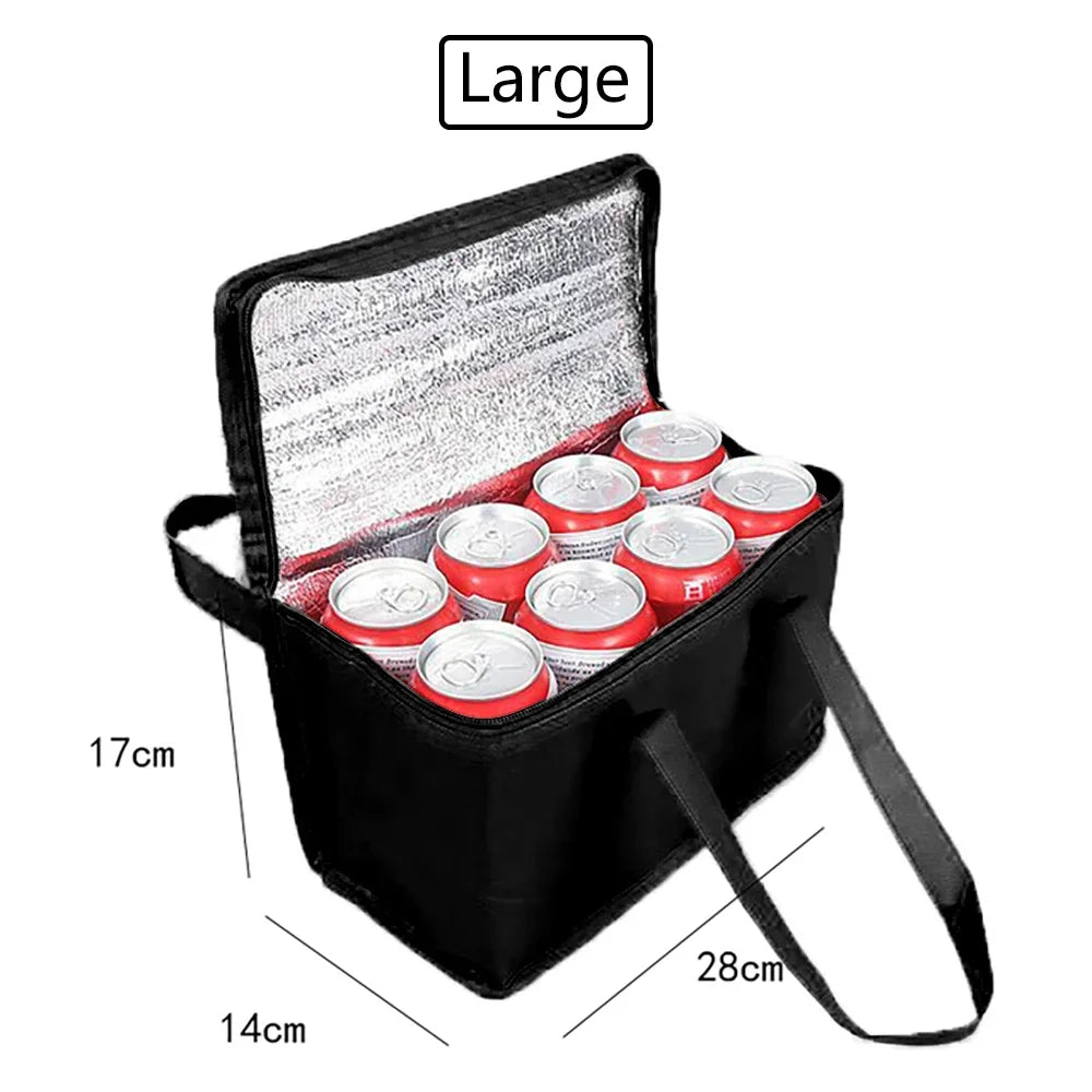 Portable Insulated Lunch Cooler Bag Folding Insulation