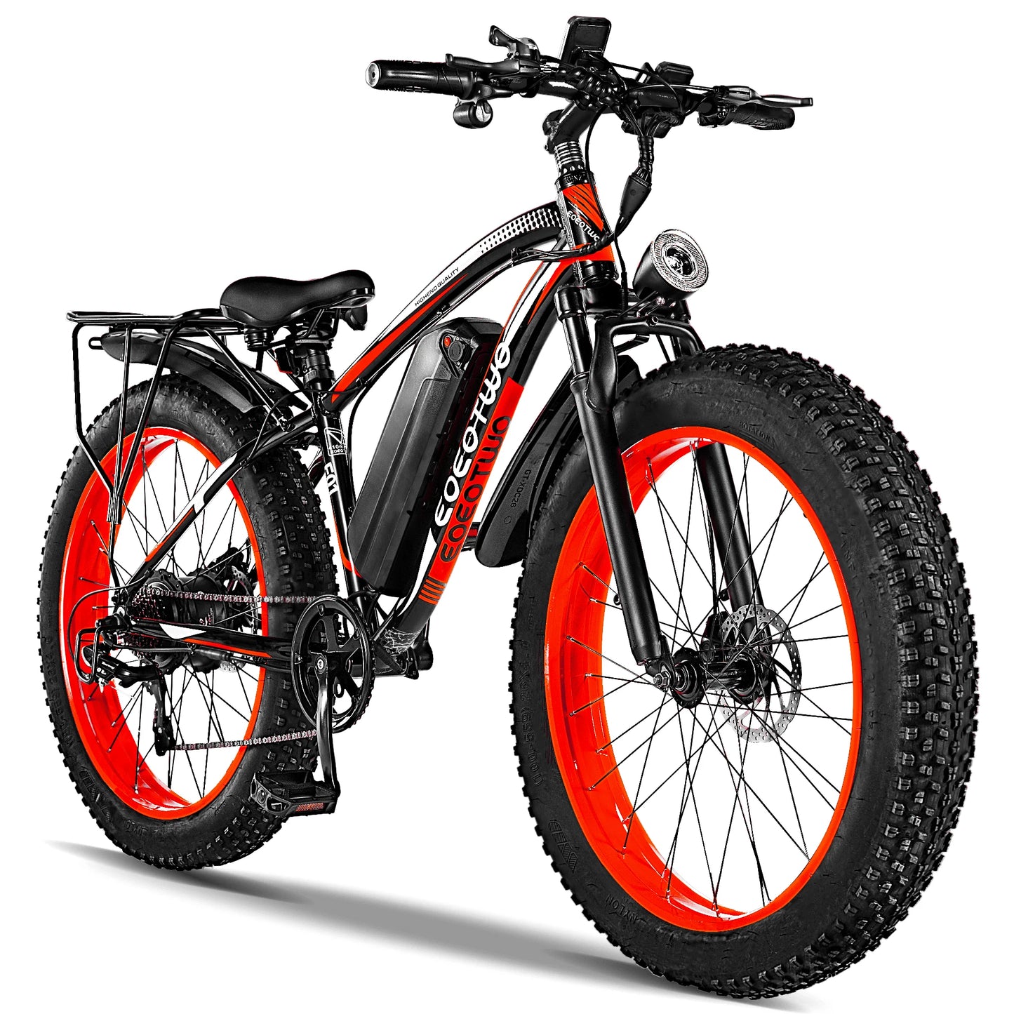 Electric Mountain Ebike 1500W 34MPH 60 Mile Range Fat Tire