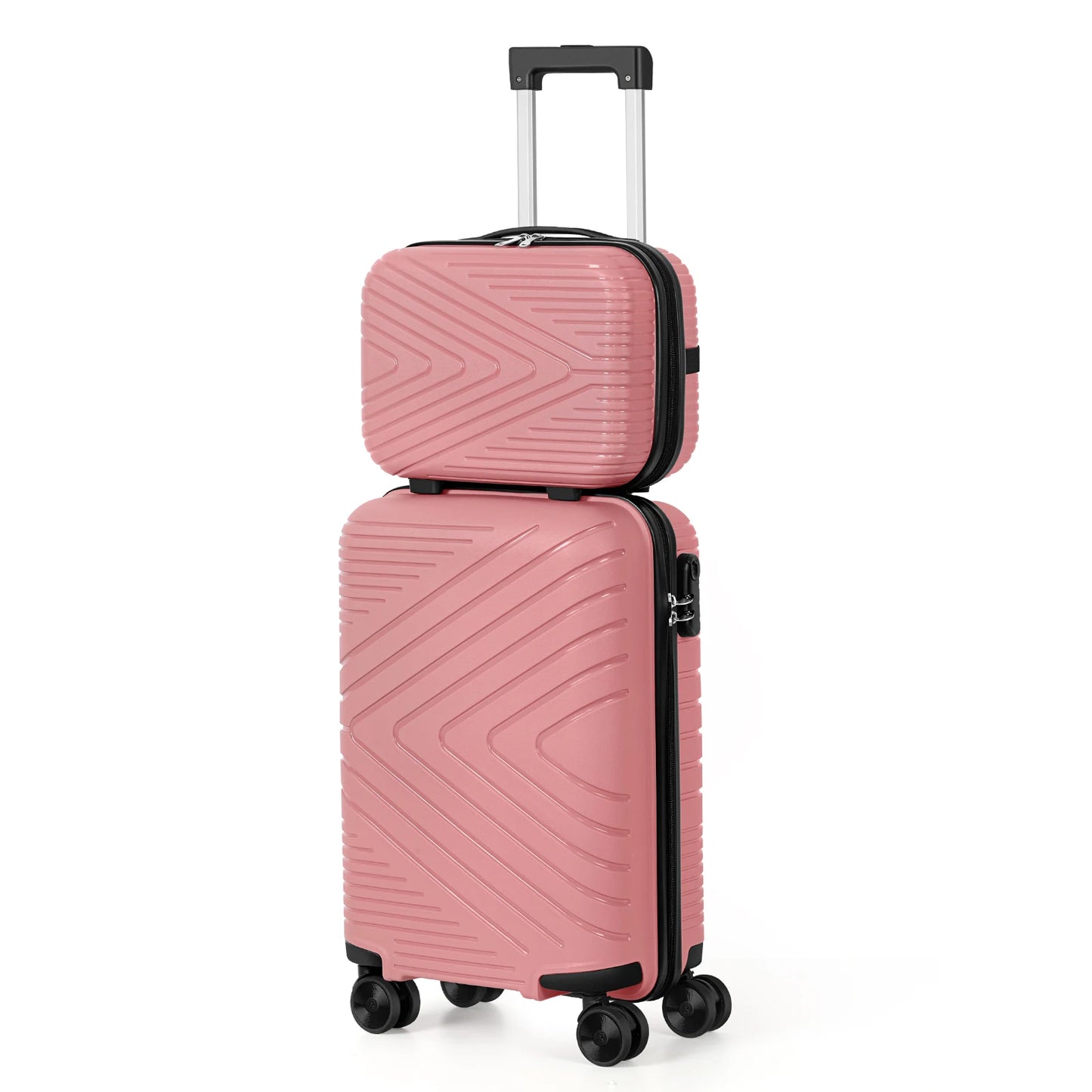 Travel Set 2 Luggage Hooks Matching Suitcases 14in 20in