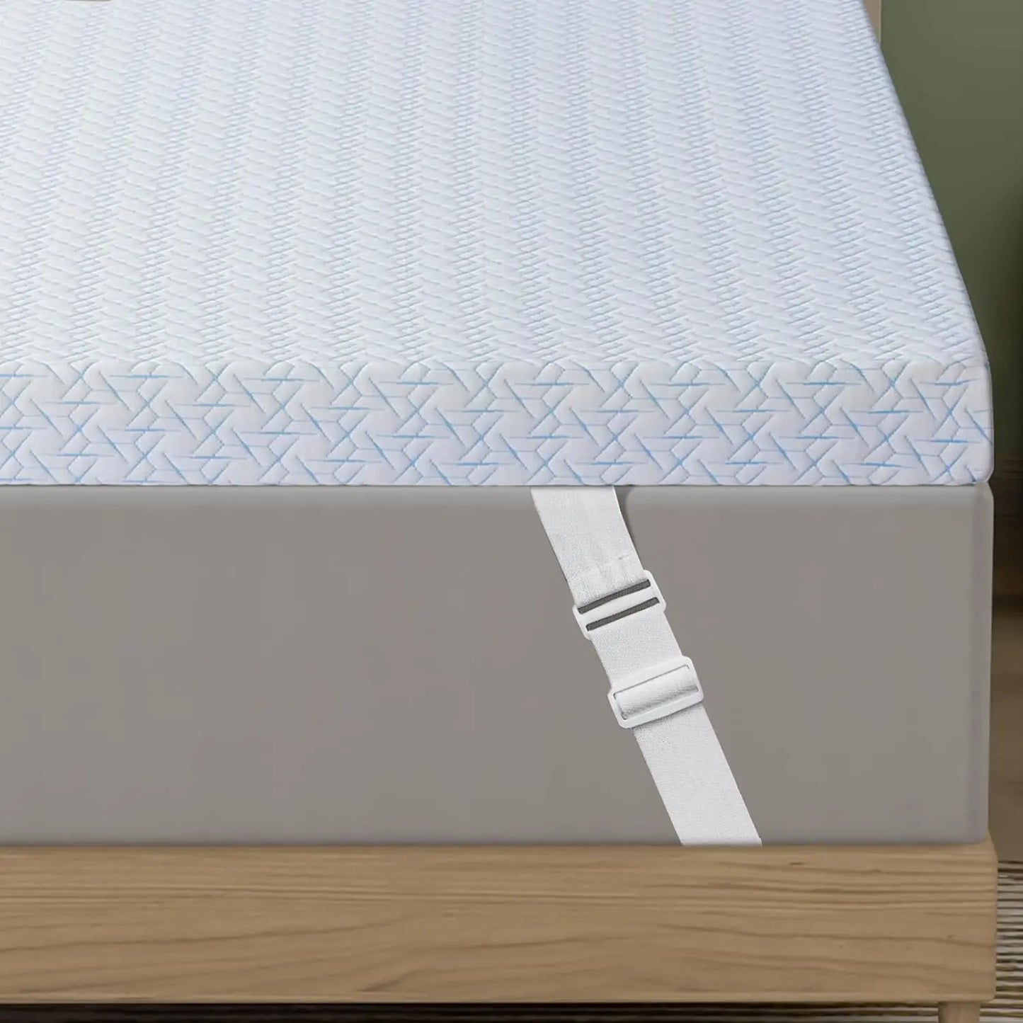 Maxzzz 3 Inch Mattress Topper Twin - Cool Gel Memory Foam Mattress Topper, Extra Firm Bed Topper, CertiPUR-US Certified