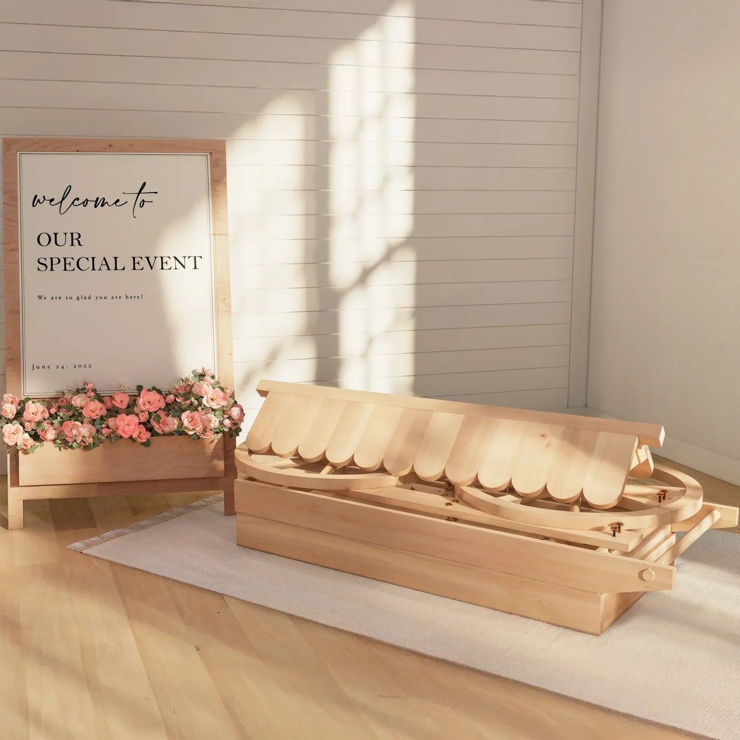 DIY Lemonade Stand Collapsible Event Cart Plan For Weddings