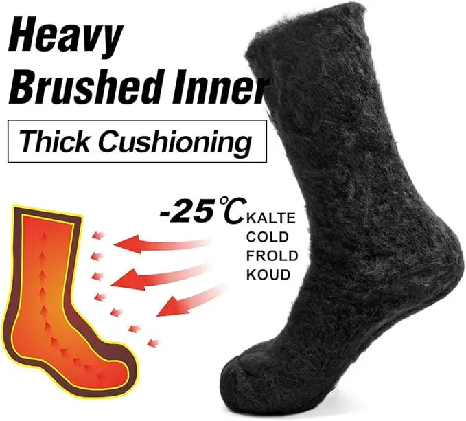 Socks Winter Warm Thermal Socks for Men Women Extra Thick Insulated Heated Crew Boot Socks for Extreme Cold Weather