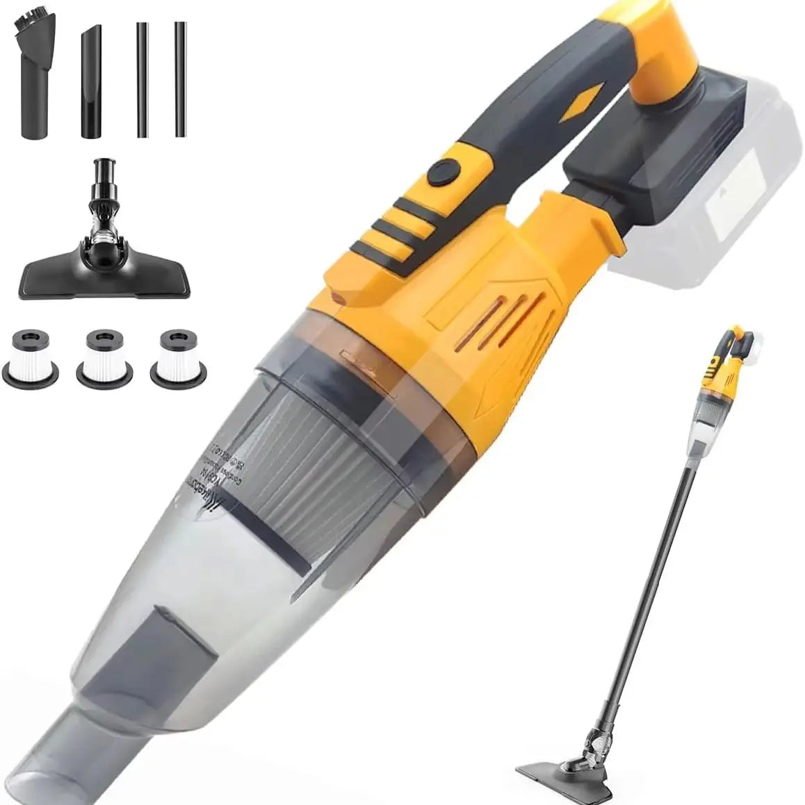 DeWalt 20V Cordless Vacuum Cleaner 10kPa 3 In 1 Handheld Home and Car