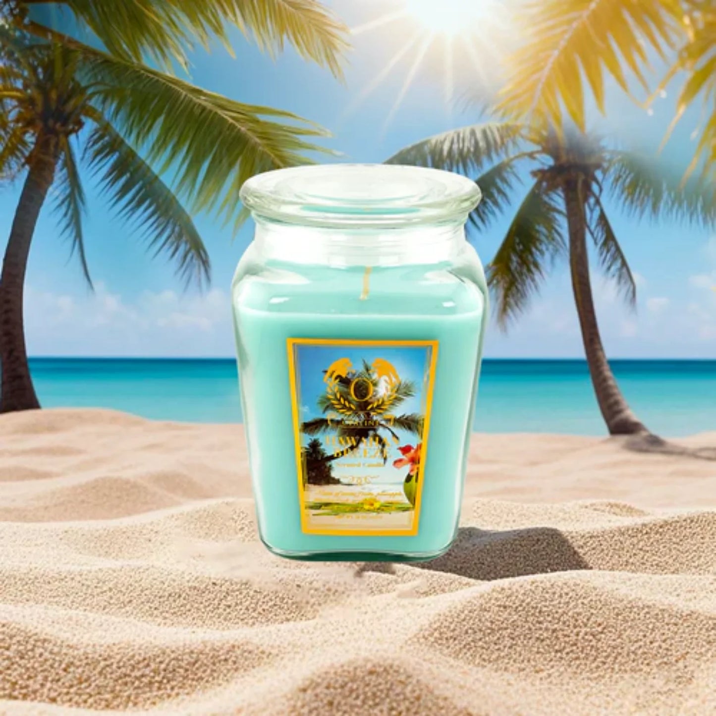 Toccata Aroma Scented Candles 18oz Diamond Jar Six Scents