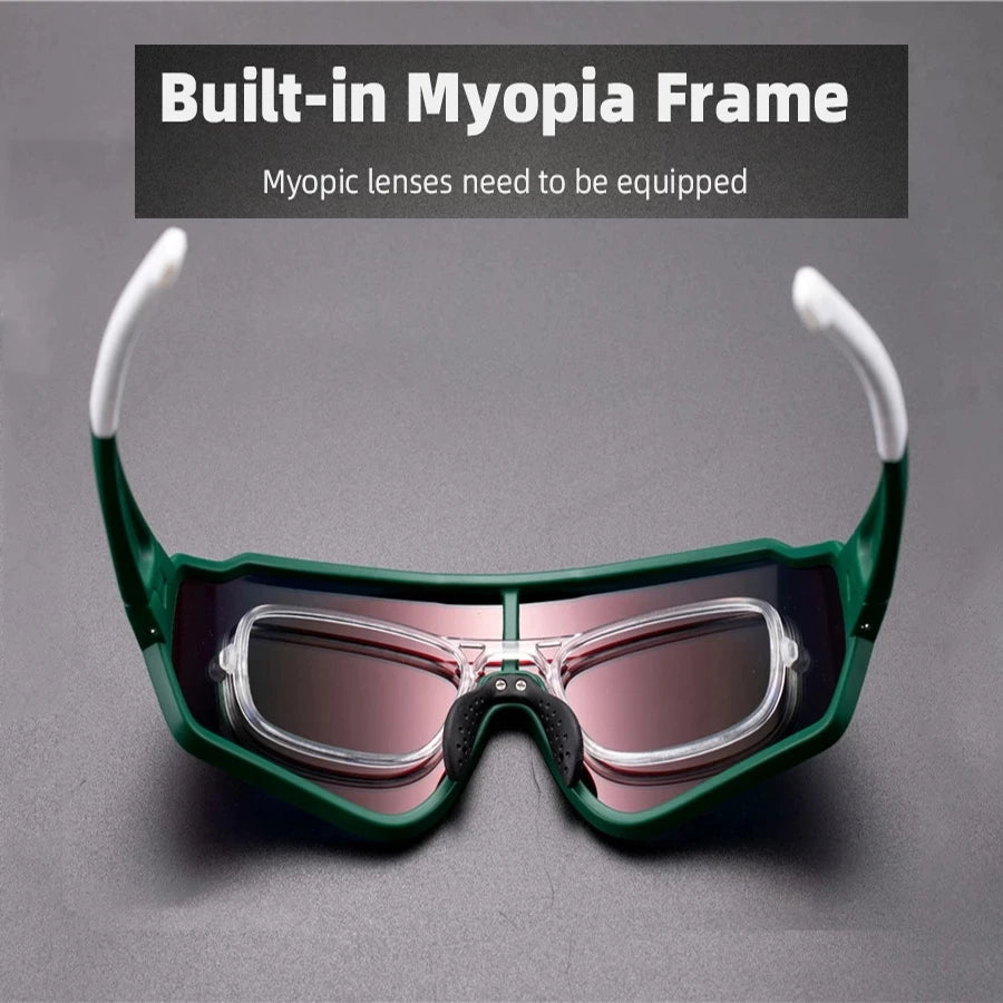 ROCKBROS Polarized Cycling Glasses UV400 Clear Lens Outdoor Sport Sunglasses For Men And Women