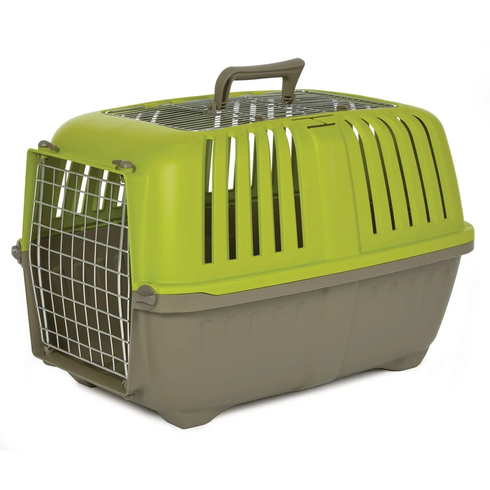 24 Inch Portable Pet Carrier for Dogs and Cats Durable Easy Clean Metal Door