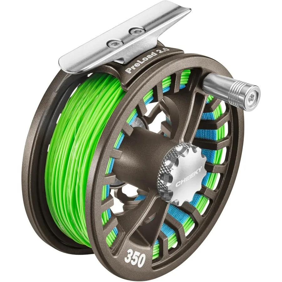PreLoad 2.0 Fly Reel For Freshwater And Saltwater Fishing Lightweight Drag