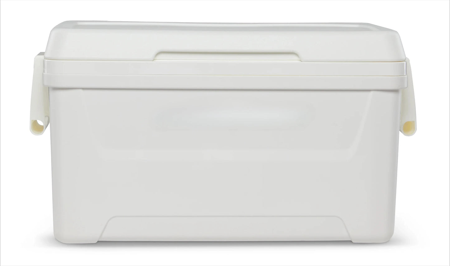 48-Quart Outdoor Picnic Camping Cooler, Red, Portable and Easy to Clean, Large Capacity, Perfect for Friends Gathering