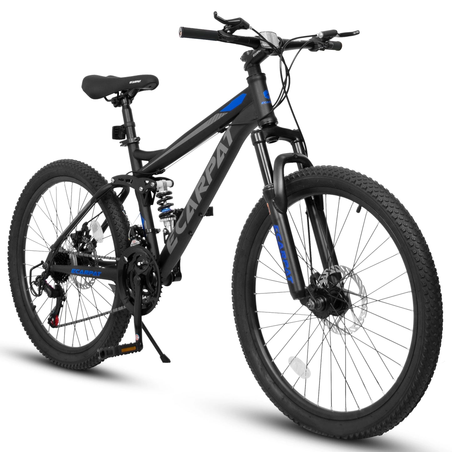 Ecarpat Dual Full Suspension Mountain Bike 21 Speed Disc
