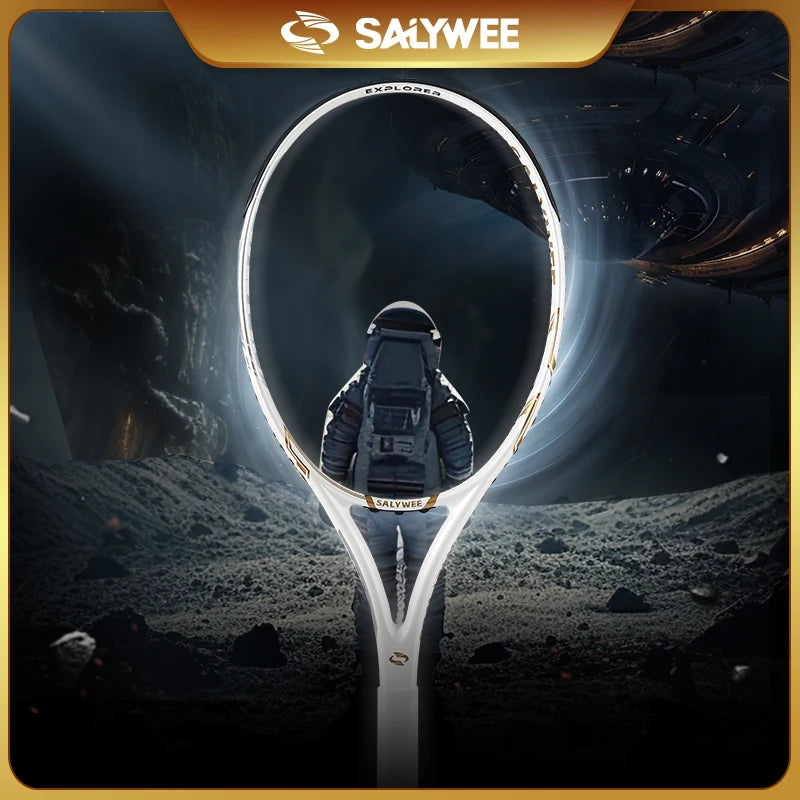 Saywee 1119 Tennis Racket Pro Staff Full Carbon Training Racket With String For Serious Players