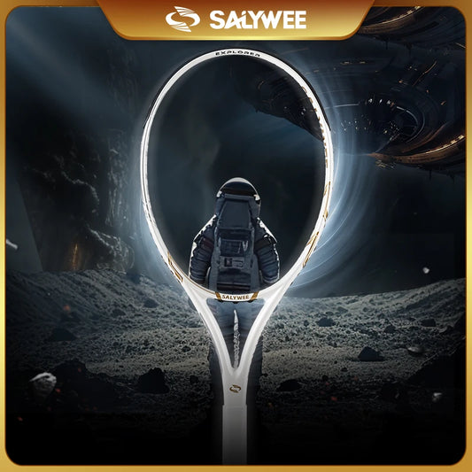 Saywee 1119 Tennis Racket Pro Staff Full Carbon Training Racket With String For Serious Players