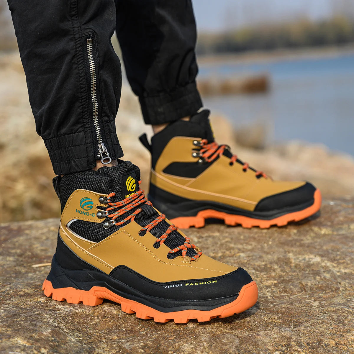 VEIGAR Mens Breathable Protective Work Safety Shoes Anti Puncture Steel Toe Cap