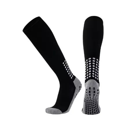 Long Football Socks With Silicone Suction Cup Grip Anti Slip