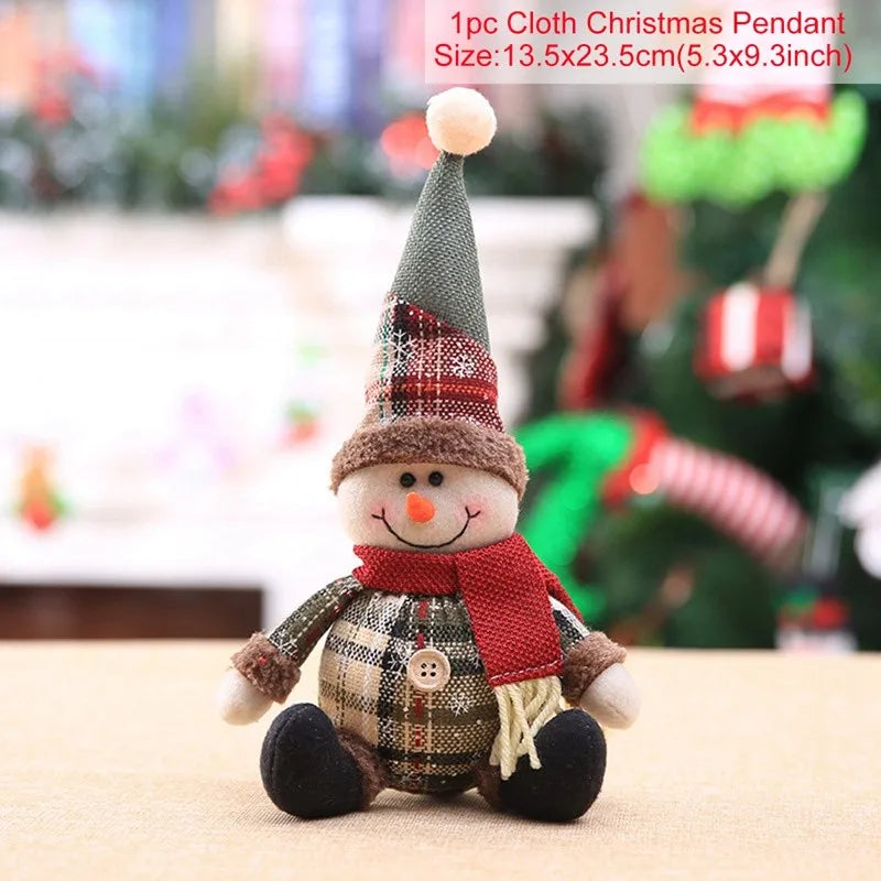 Telescopic Christmas Doll 2025 Home Decor Ornament For Xmas New Year Gift