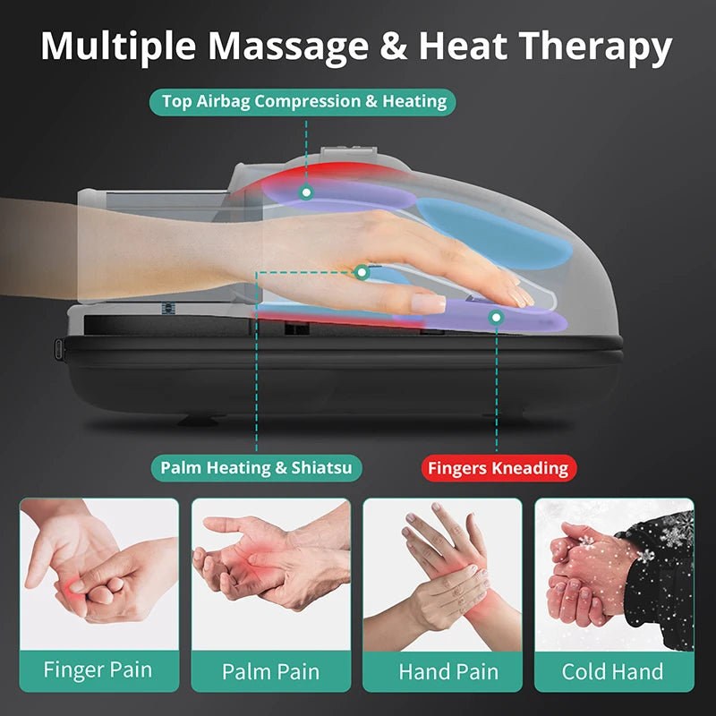 Wireless Hand Massager With Air Compression Palm Acupoint