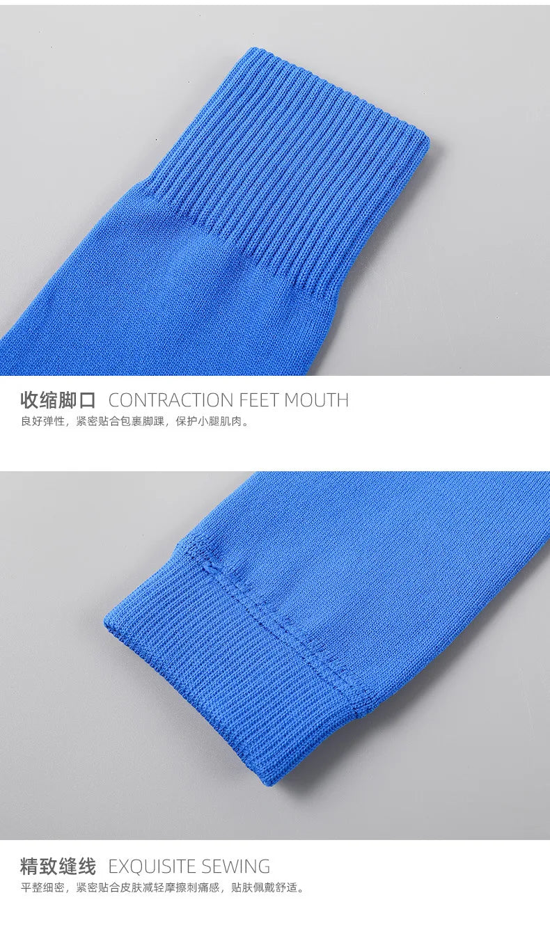 Mens Knee High Leg Warmers Sports Socks Calf Shin Guard