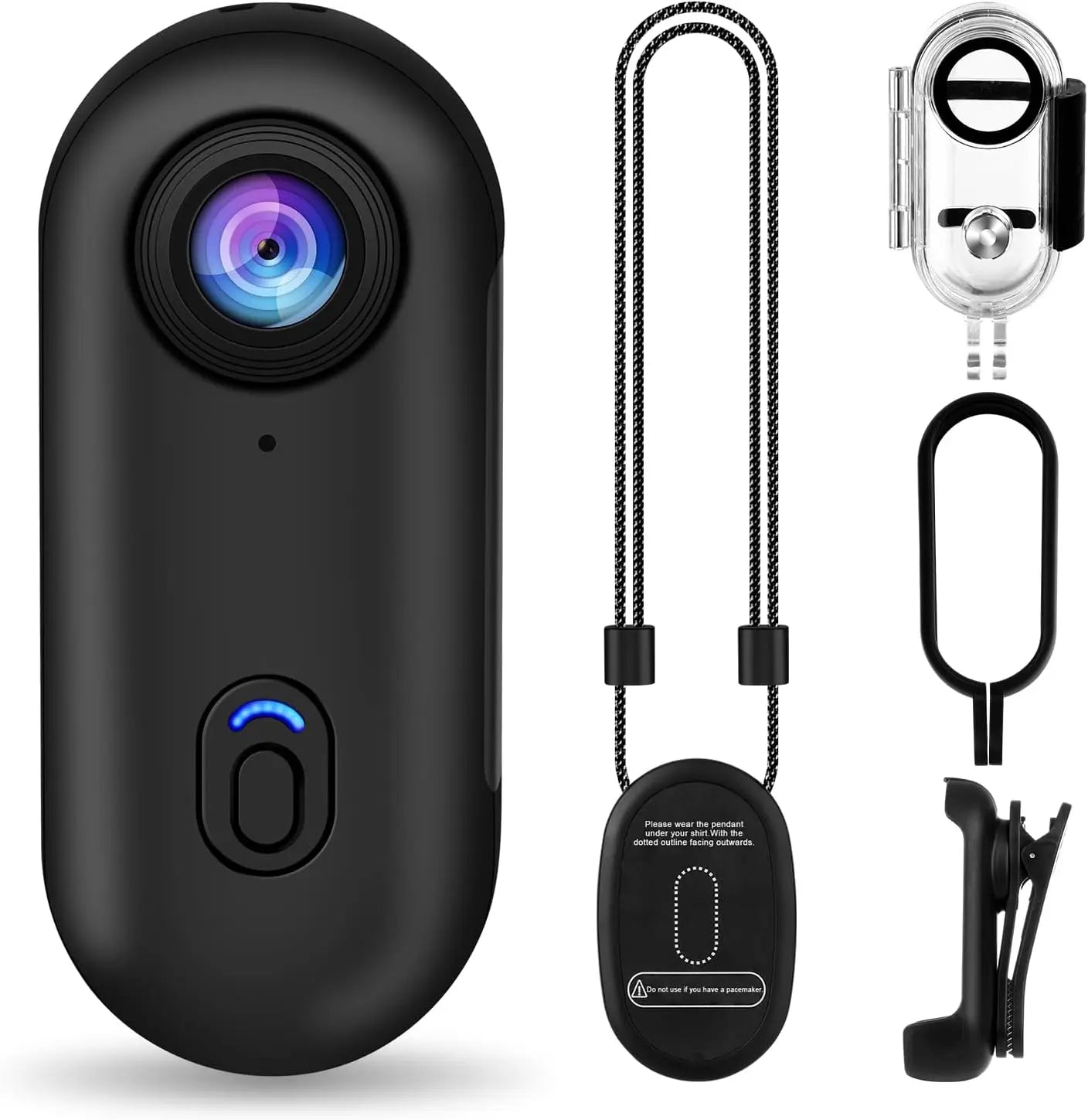 4K 128GB Waterproof 30 Meters Deep Small Mini Magnetic POV Camera Vlog Sport Body Cam for  Action Sport DV