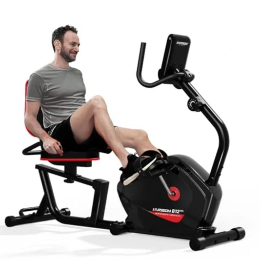 Recumbent Exercise Bike With 400Lbs Weight Capacity Magnetic Resistance System