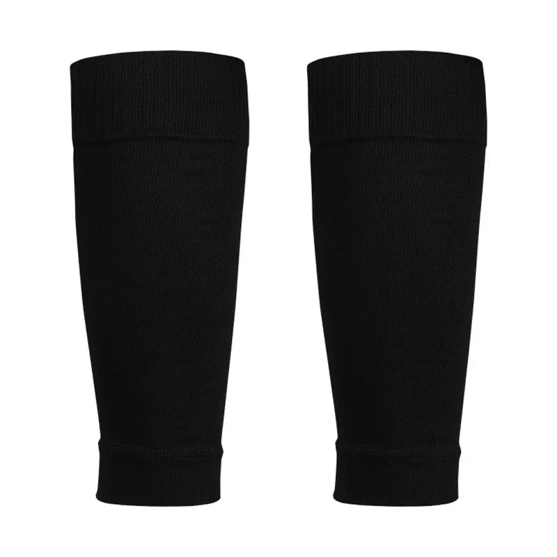 Mens Knee High Leg Warmers Sports Socks Calf Shin Guard