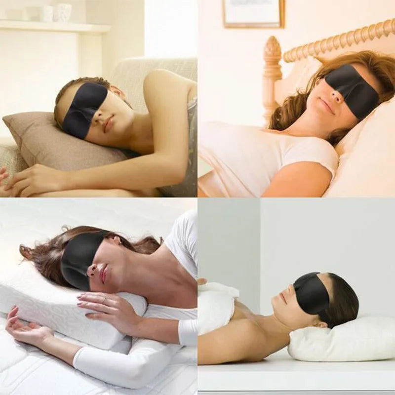 3D Contoured Eye Mask Sleeping Aid Block Out Light For Women And Men