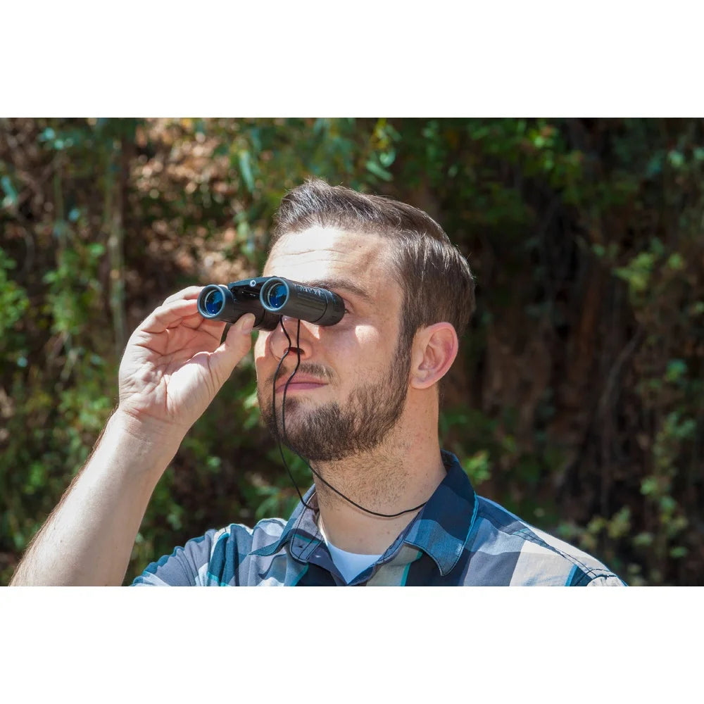10x25mm Compact Folding Binoculars BK7 Prisms Fully Coated Optics Ergonomic Shock Resistant Design Hiking Bird Watching
