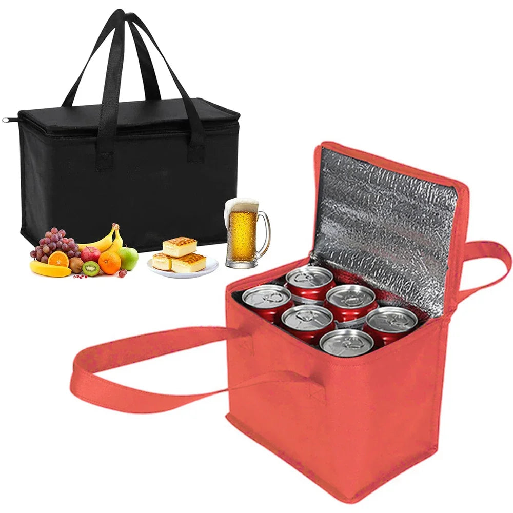 Portable Insulated Lunch Cooler Bag Folding Insulation