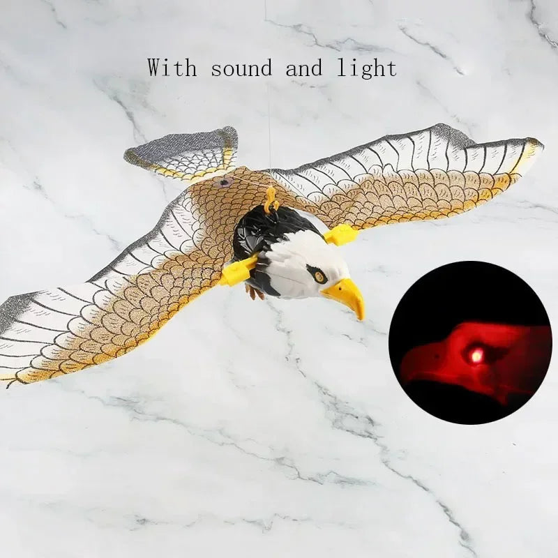 Interactive Electric Bird Cat Toys Hanging Flying Bird Teaser Scratch Rope Toy