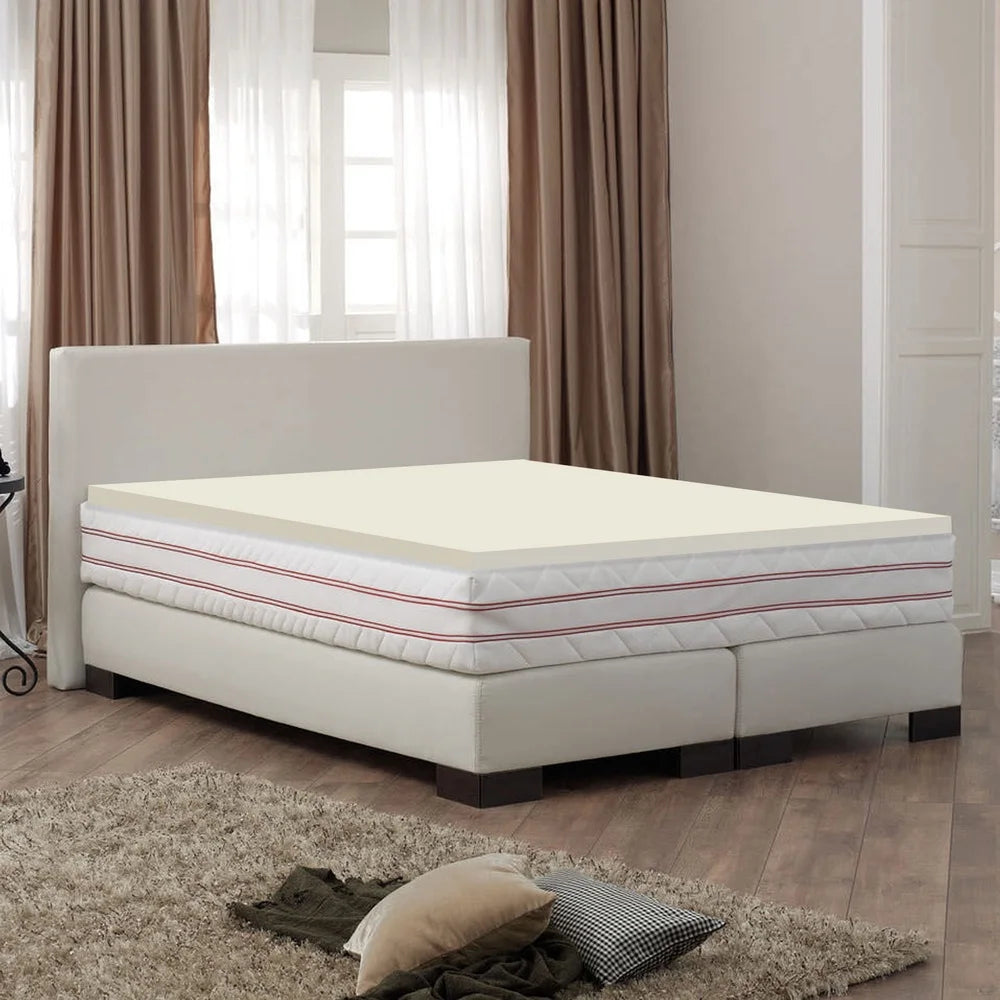 Twin High Density Mattress Topper With Cooling For Comfort And Pressure Relief