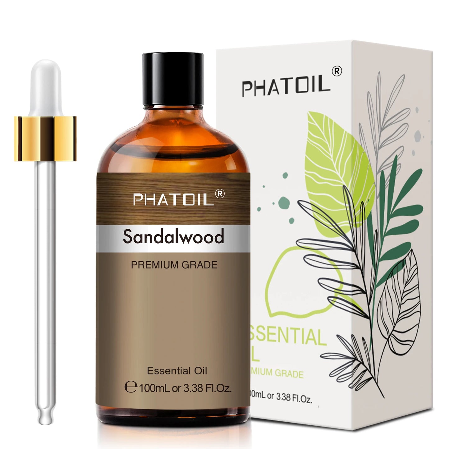 Phatoil 100ml Essential Oil For Diffuser Lavender Jasmine Vanilla Eucalyptus