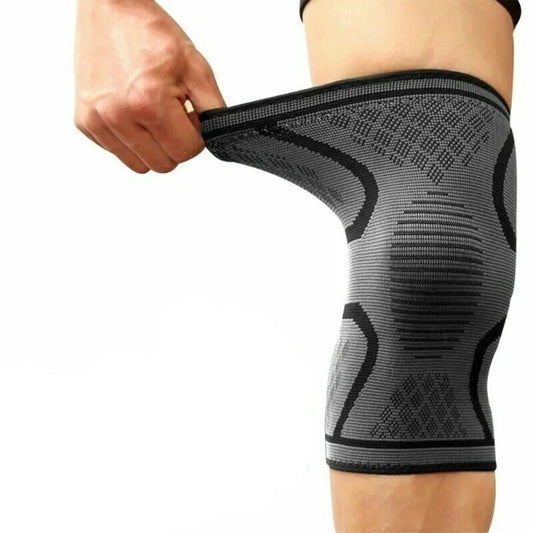 2 Piece Mens Compression Knee Brace Set Sports Knee Pads