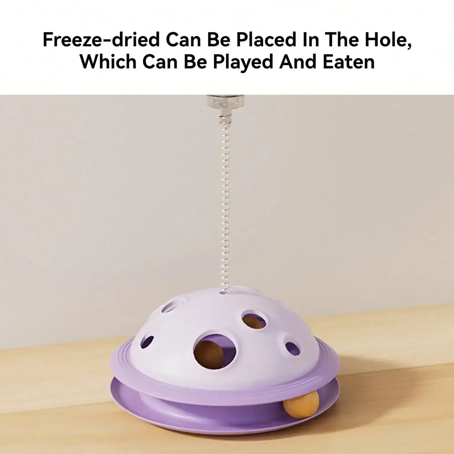 Planet Themed Interactive Snack Dispenser For Cats And Dogs