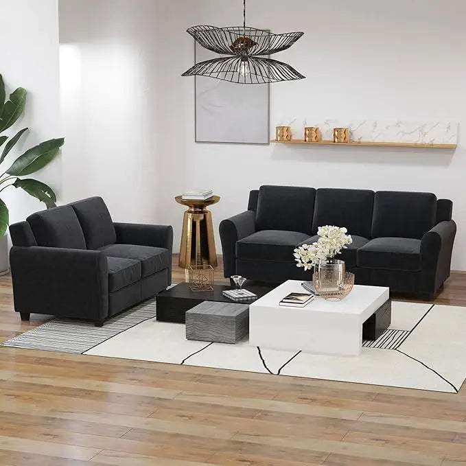 2 Piece Sofa Set 2 Seater And 3 Seater Cushioned Sofa