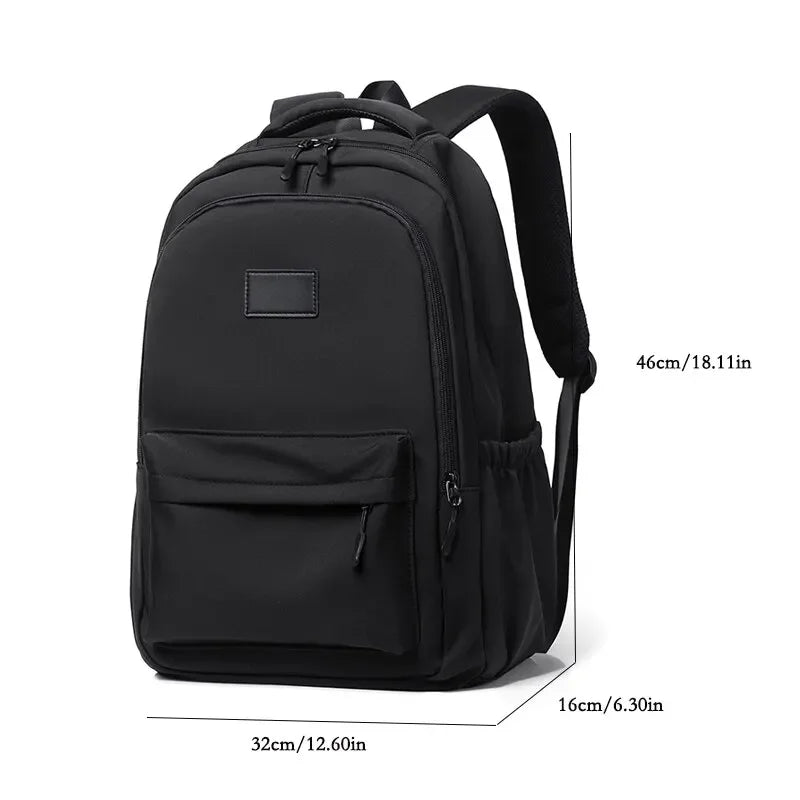 14 Inch Unisex Laptop Backpack Large Capacity Travel Shoulder Bag For School Outdoor Sports