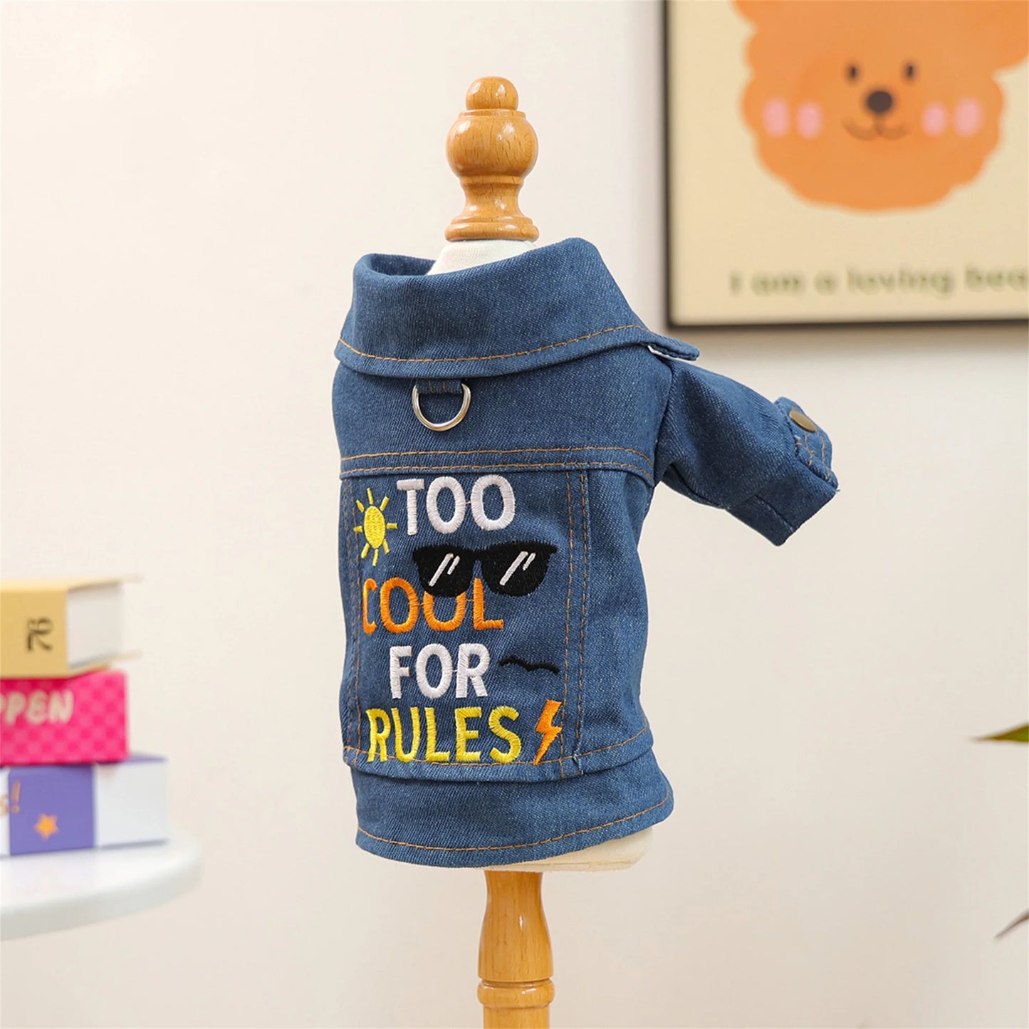 Stylish Floral Print Pet Hoodie Sweatshirt Winter Warm Dog Coat Jacket for Small Medium Large Girl Boy Dogs