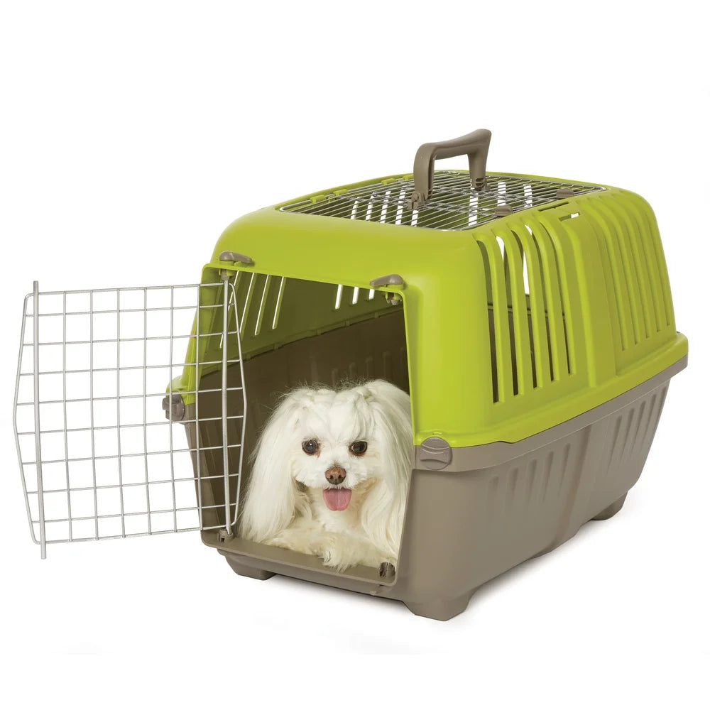24 Inch Portable Pet Carrier for Dogs and Cats Durable Easy Clean Metal Door