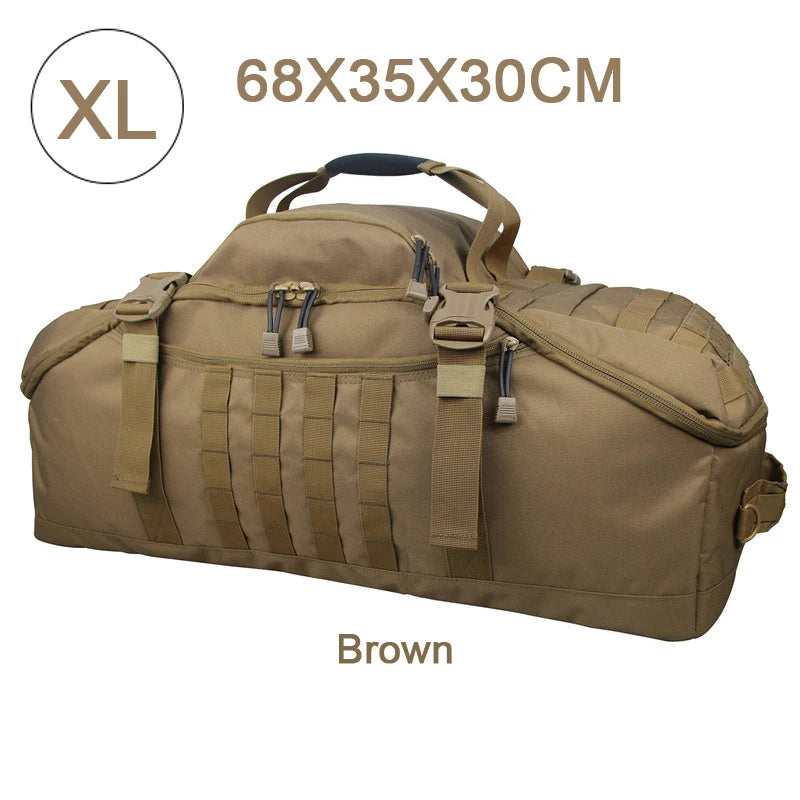 Molle Tactical Travel Bag 30L 45L 80L Large Duffle Gym Backpack