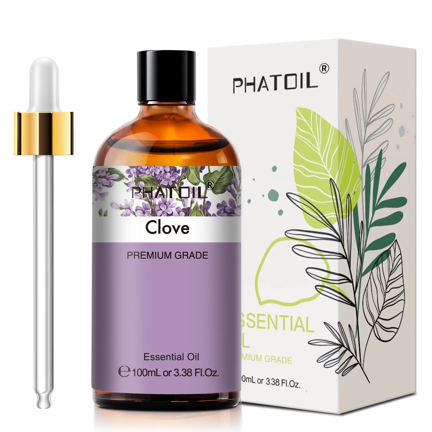 Phatoil 100ml Essential Oil For Diffuser Lavender Jasmine Vanilla Eucalyptus